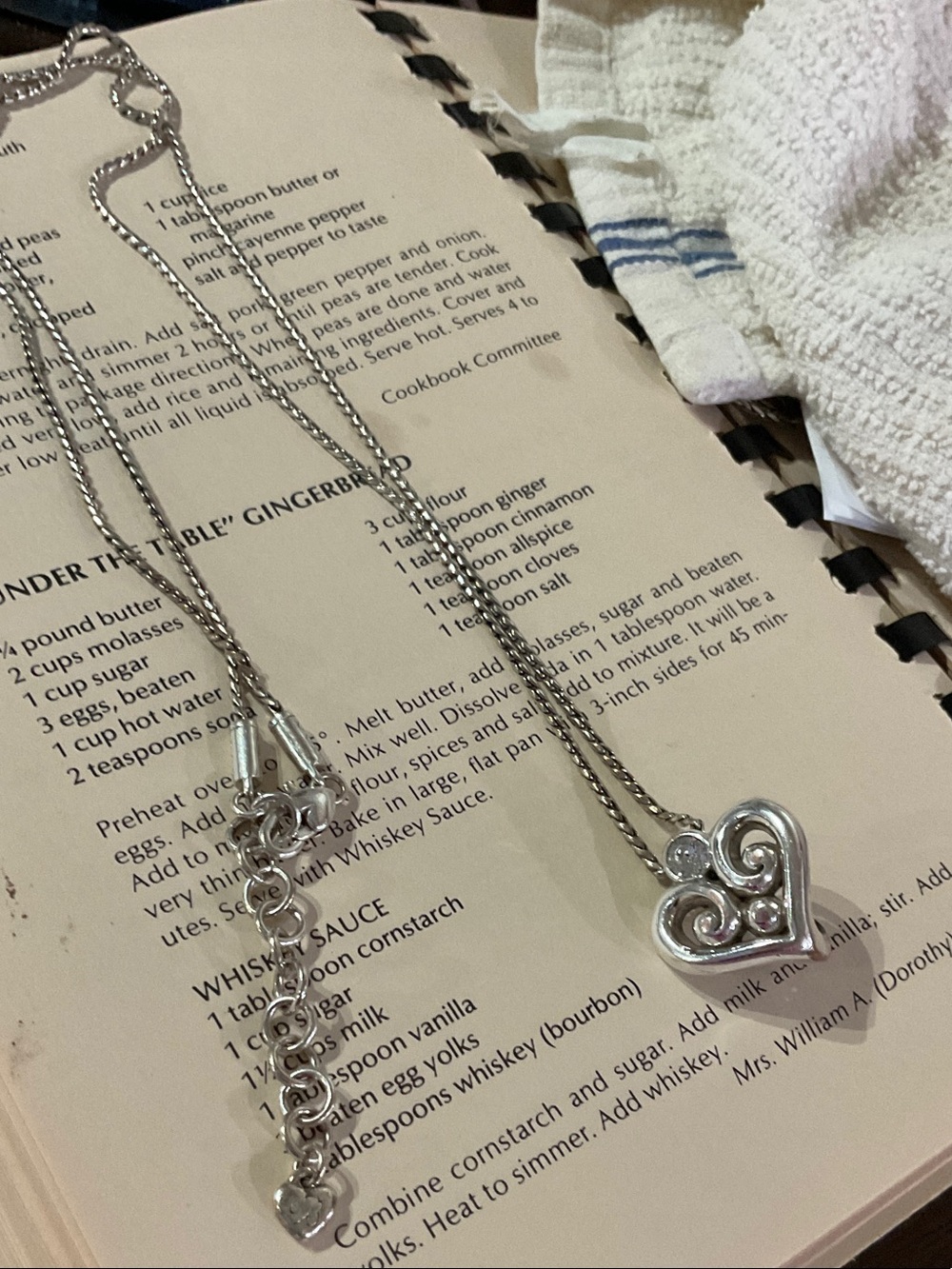 Brighton Alcazar Heart Badge clip Necklace